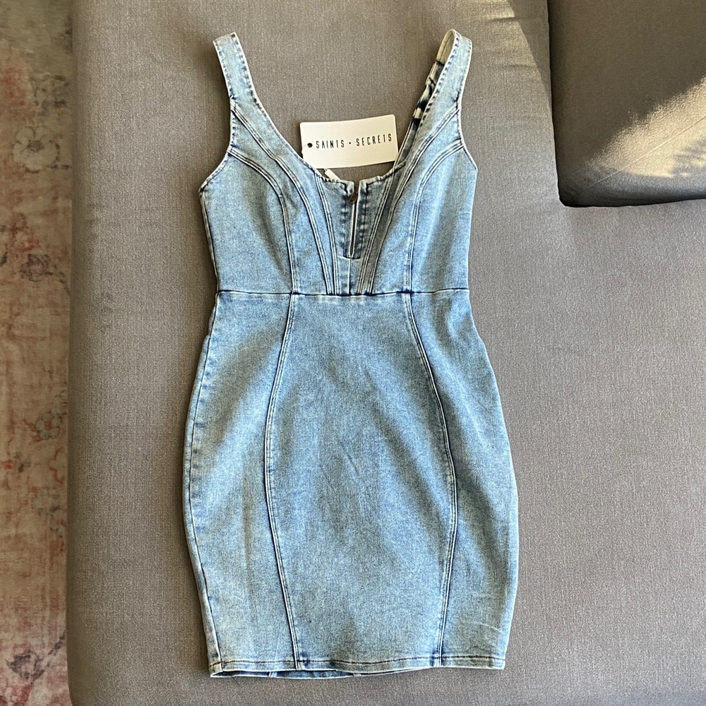 Blue Denim Dress